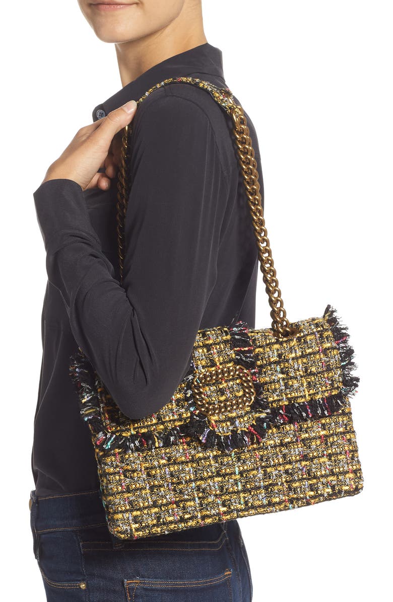 Kurt Geiger London Mayfair Tweed Shoulder Bag, Alternate, color,