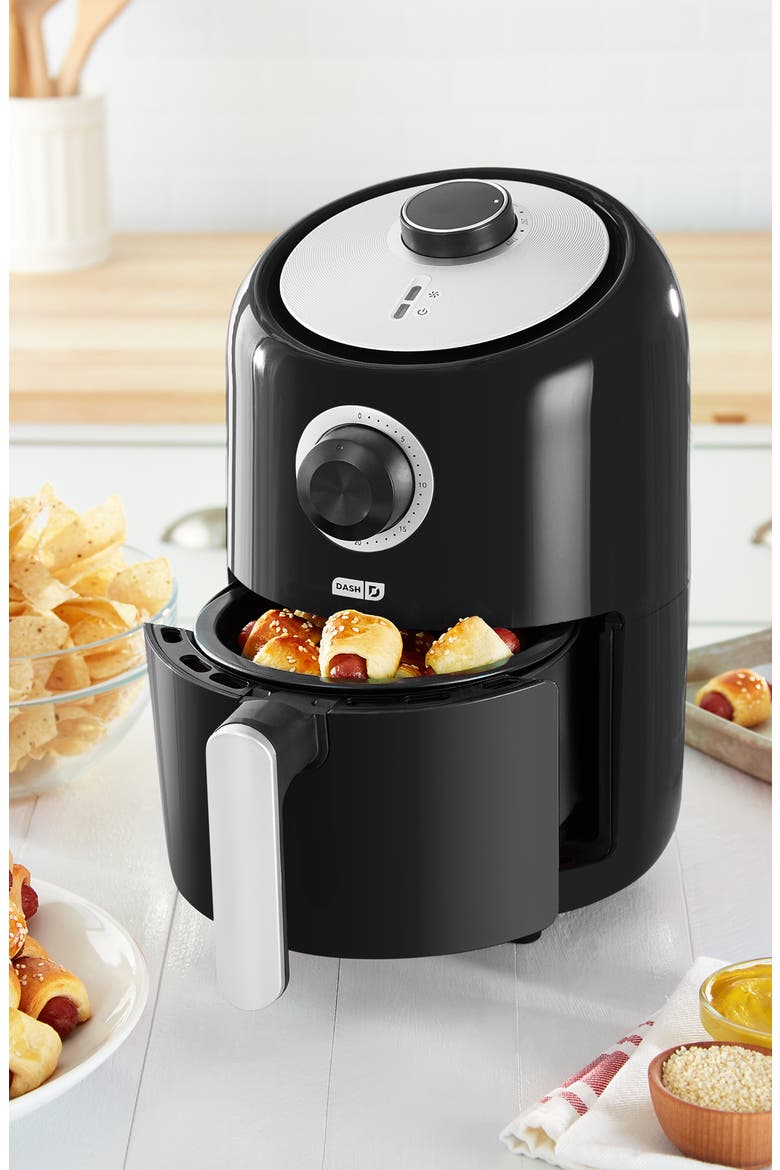 Compact 2-Quart Air Fryer, Alternate, color, BLACK