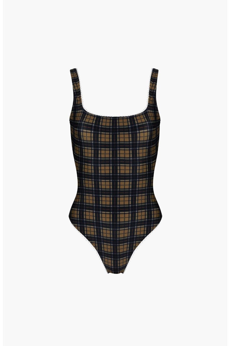 One Piece, Main, color, Dark Green Plaid