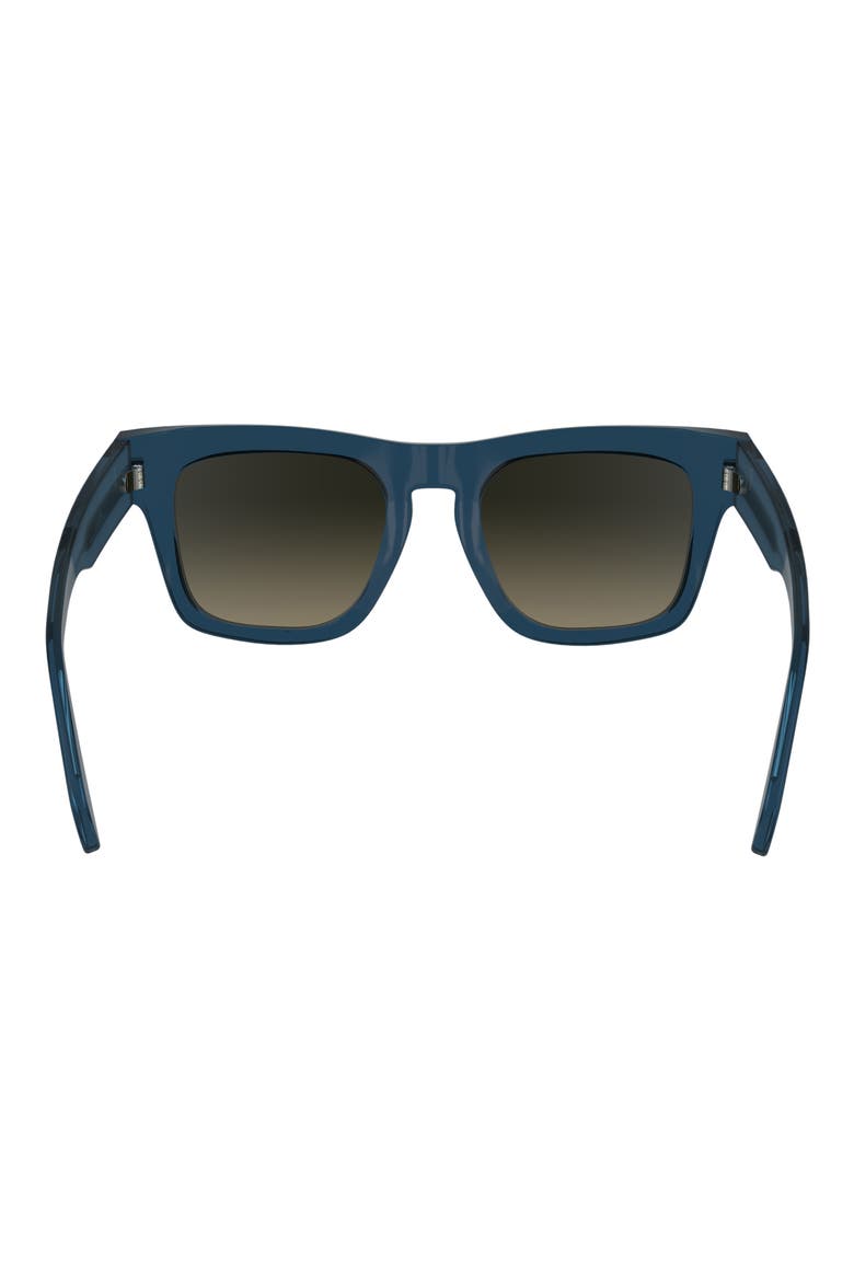 Kramer 51mm Rectangular Sunglasses, Alternate, color, BLUE