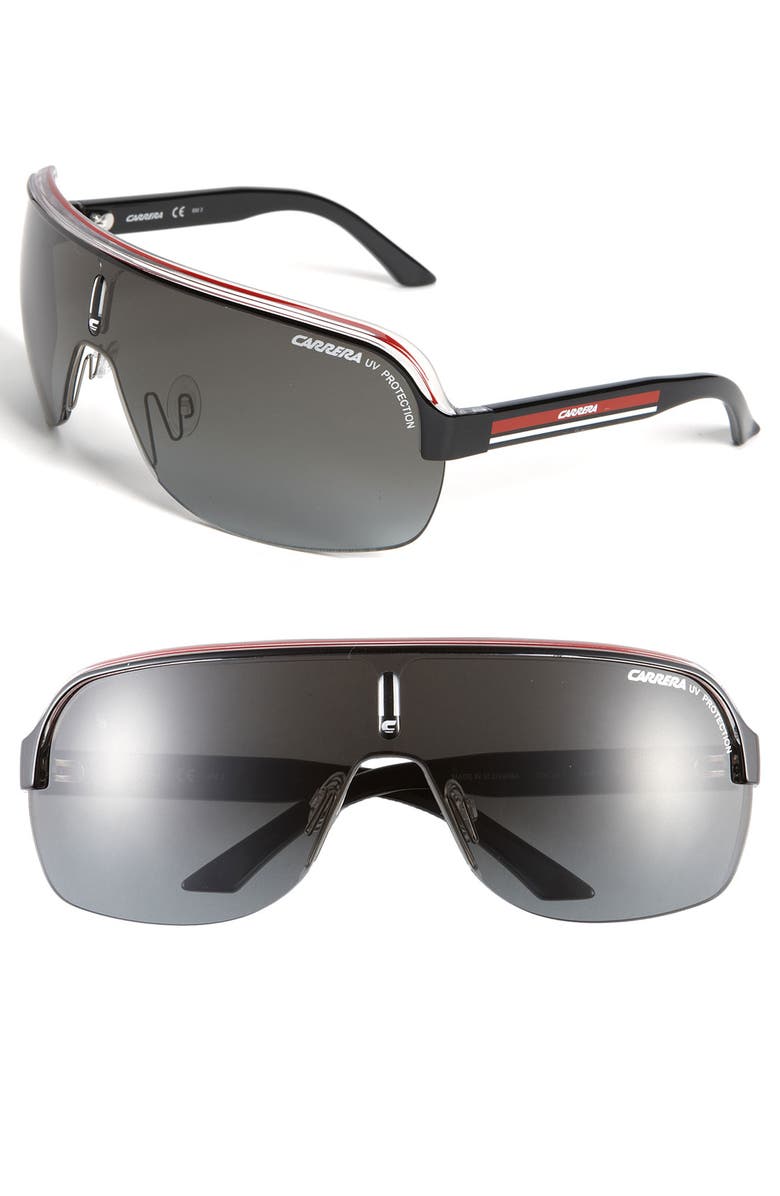 Carrera Eyewear 99mm Shield Sunglasses, Main, color, 