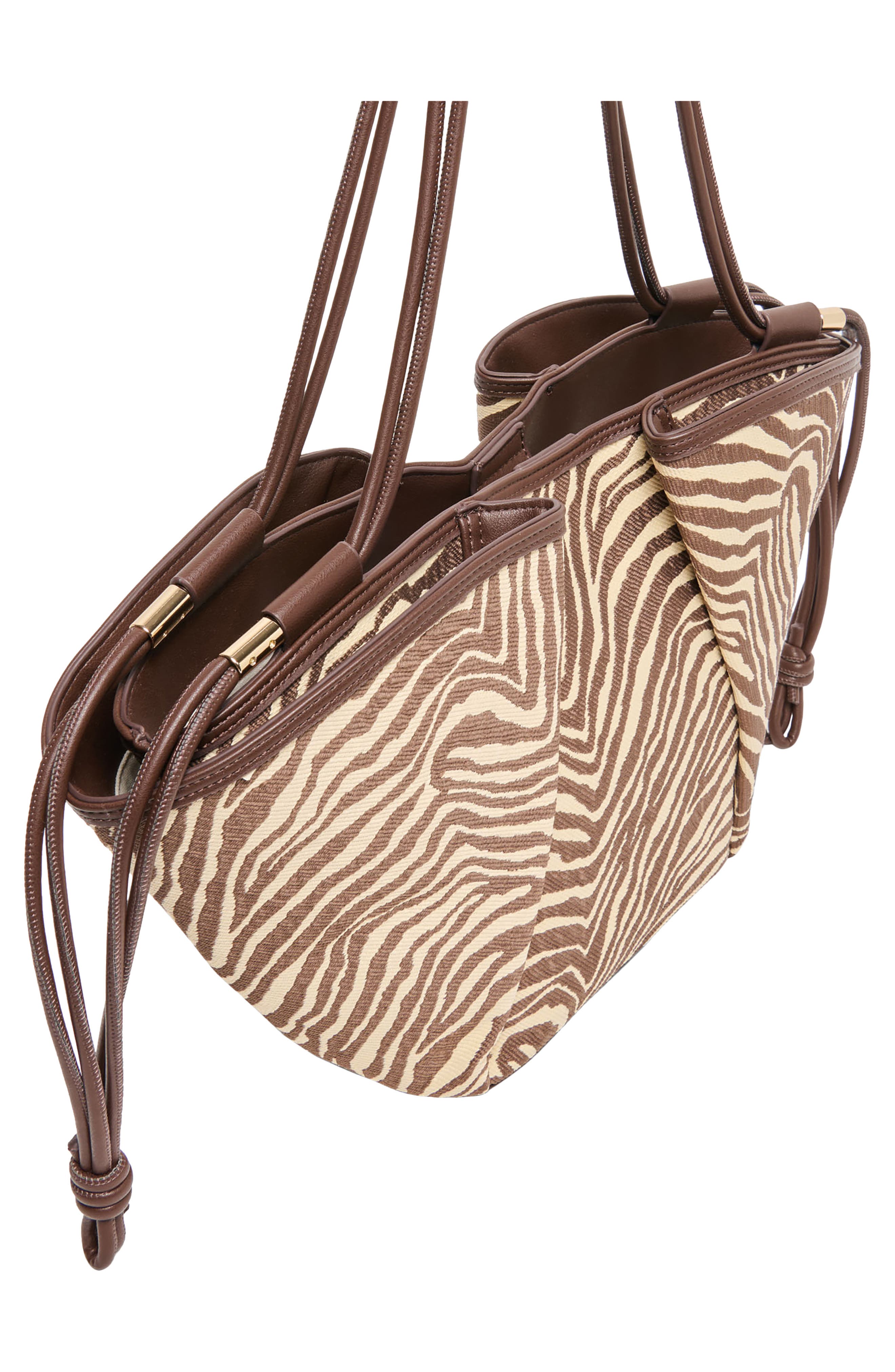 Maro Tote, Alternate, color, ZEBRA