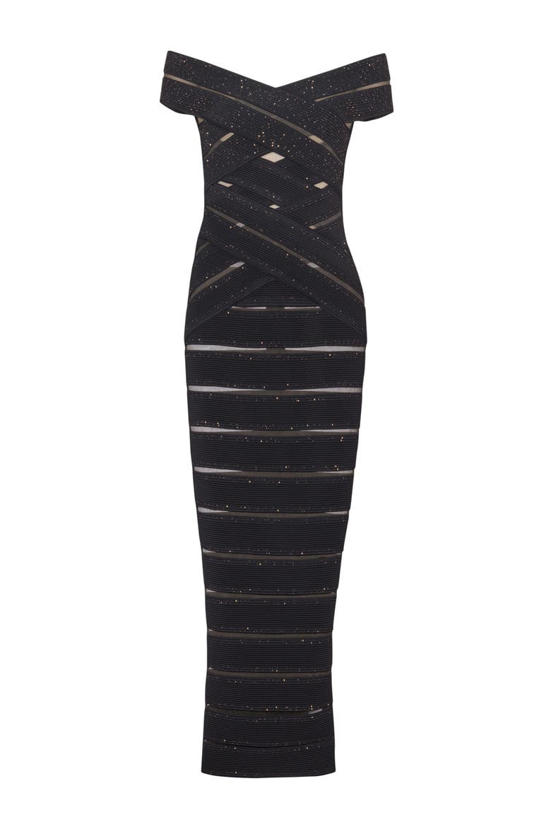 Mesh knit bodycon dress, Alternate, color, black