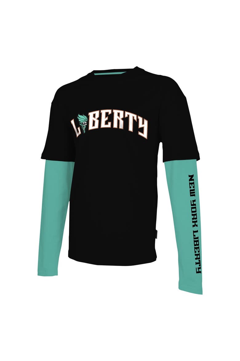 Unisex Stadium Essentials Black New York Liberty Spectator Long Sleeve T-Shirt, Alternate, color, Black