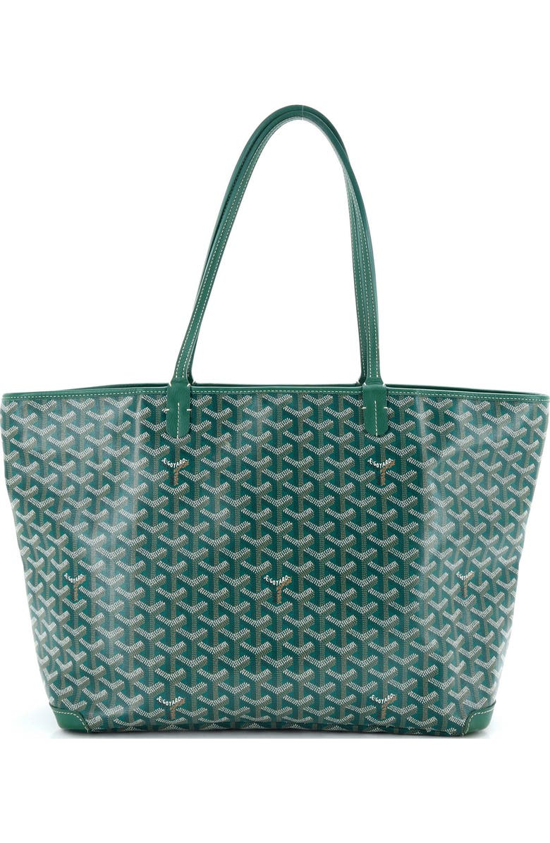 Pre-Owned Goyard Artois Tote Coated Canvas MM, Alternate, color, Green