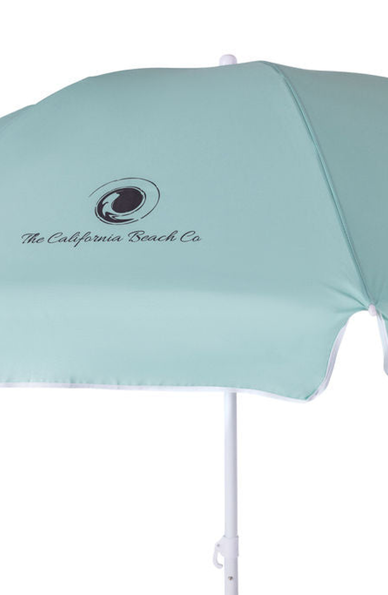 The California Beach Company Pop N Go Beach Umbrella, Alternate, color, Mint Green