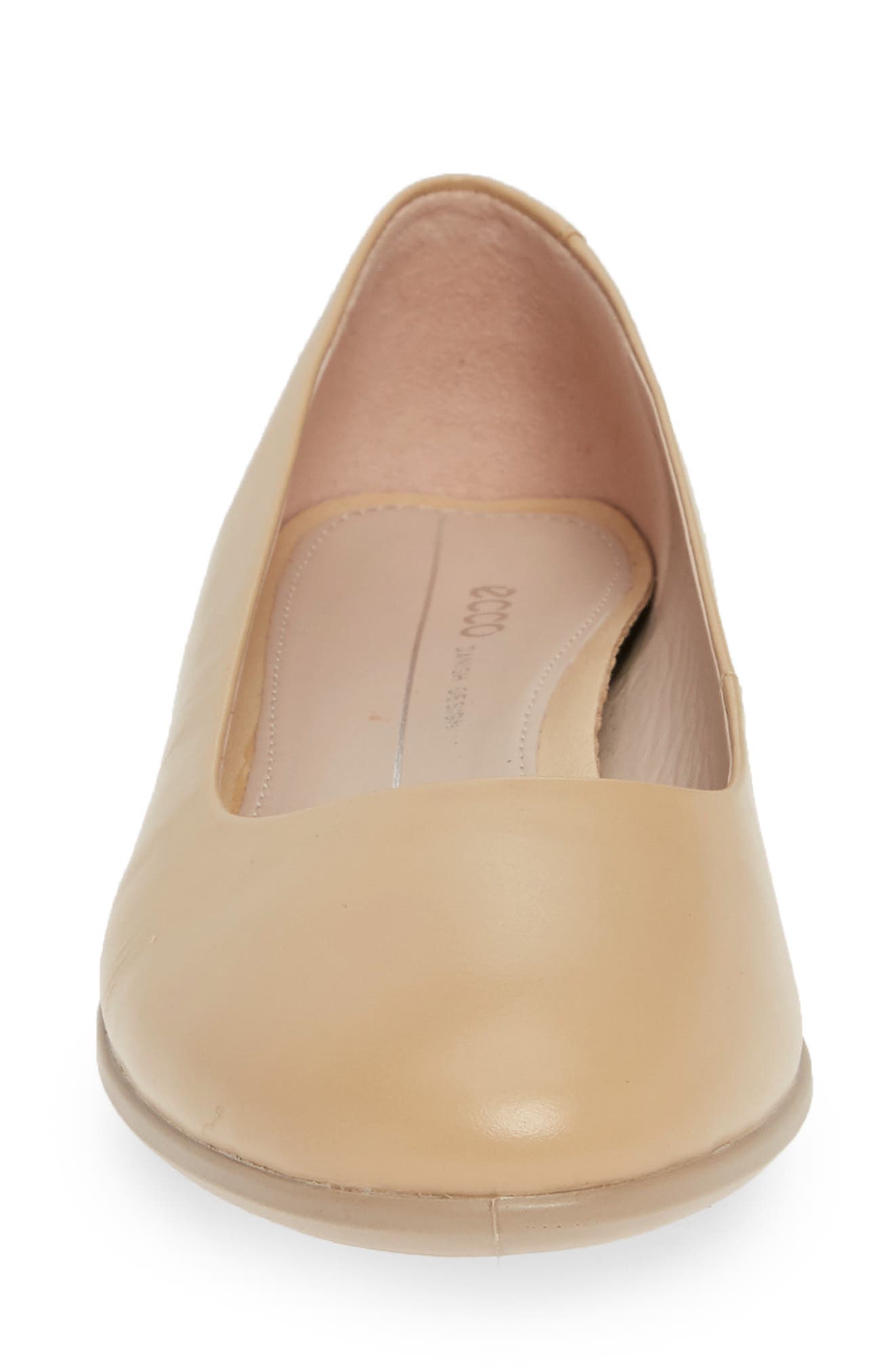 Anine Ballerina Flat, Alternate, color, BEIGE LEATHER