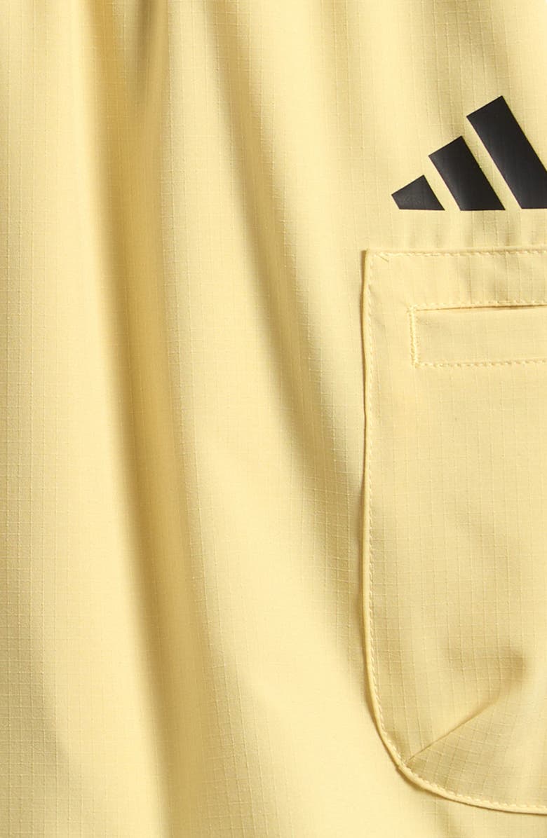 adidas Kids' Ripstop Cargo Shorts, Alternate, color, Light Yellow