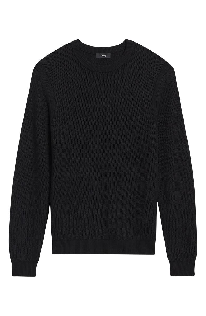 Theory Honeycomb Merino Wool Crewneck Sweater, Alternate, color, 