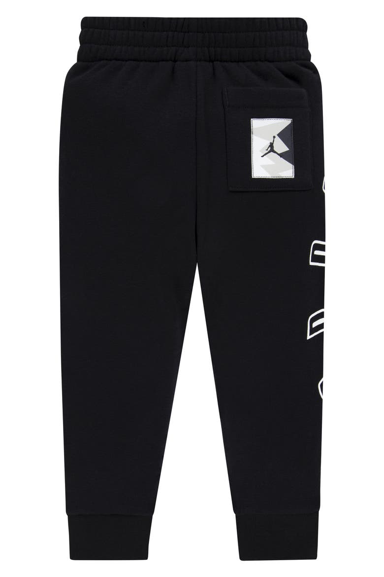 Kids' MJ Flight Fleece Joggers, Alternate, color, BLACK