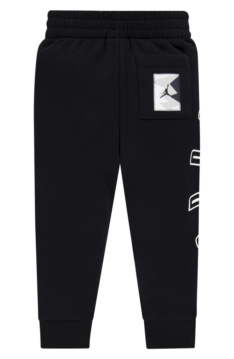 Jordan Kids' MJ Flight Fleece Joggers, Alternate, color, Black
