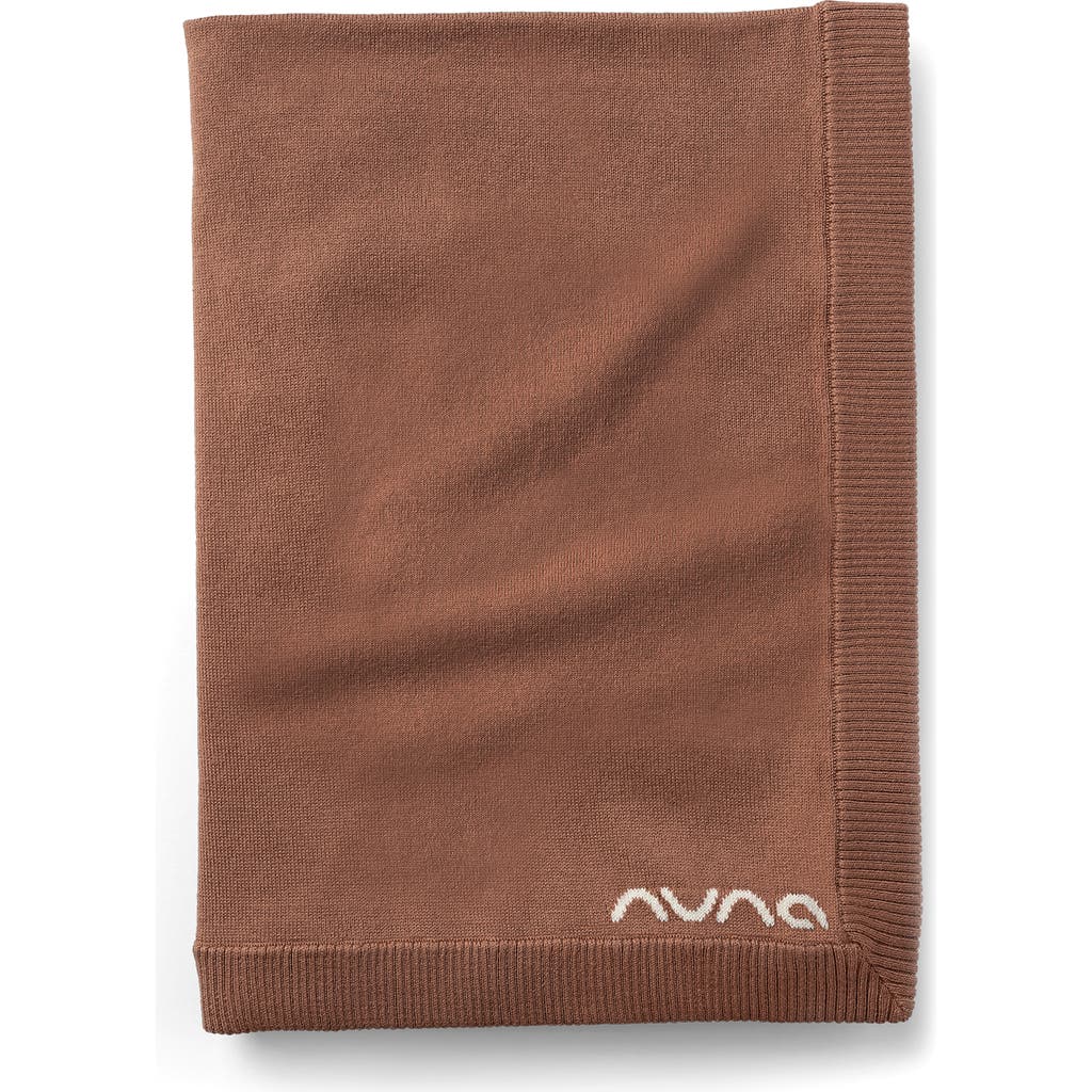 Nuna Cotton Blanket In Brown