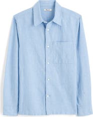 Madewell Stripe Linen & Cotton Button-Up Shirt