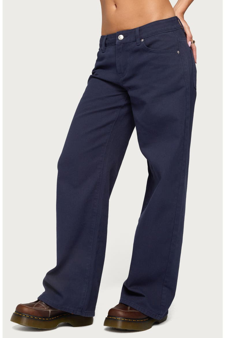Daytime Low Rise Baggy Jeans, Alternate, color, DARK-BLUE