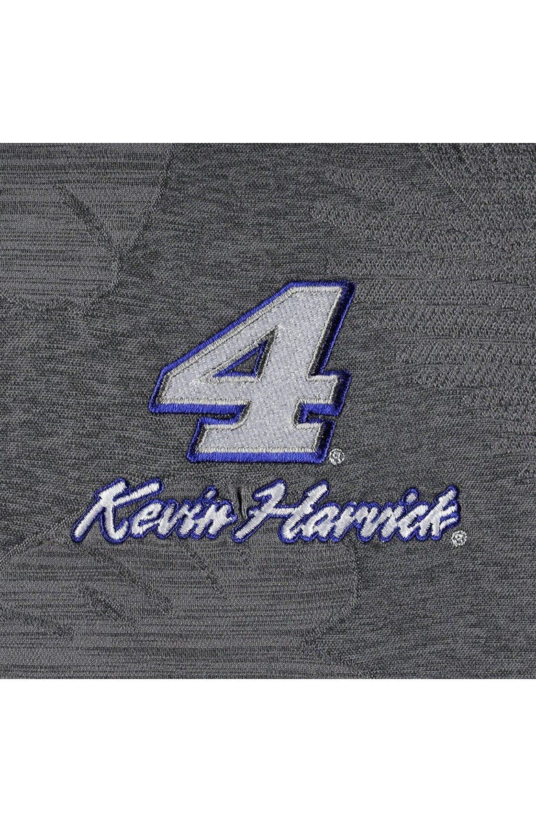 Tommy Bahama Men's Tommy Bahama Charcoal Kevin Harvick Palm Coast Delray Frond IslandZone Polo, Alternate, color, Charcoal