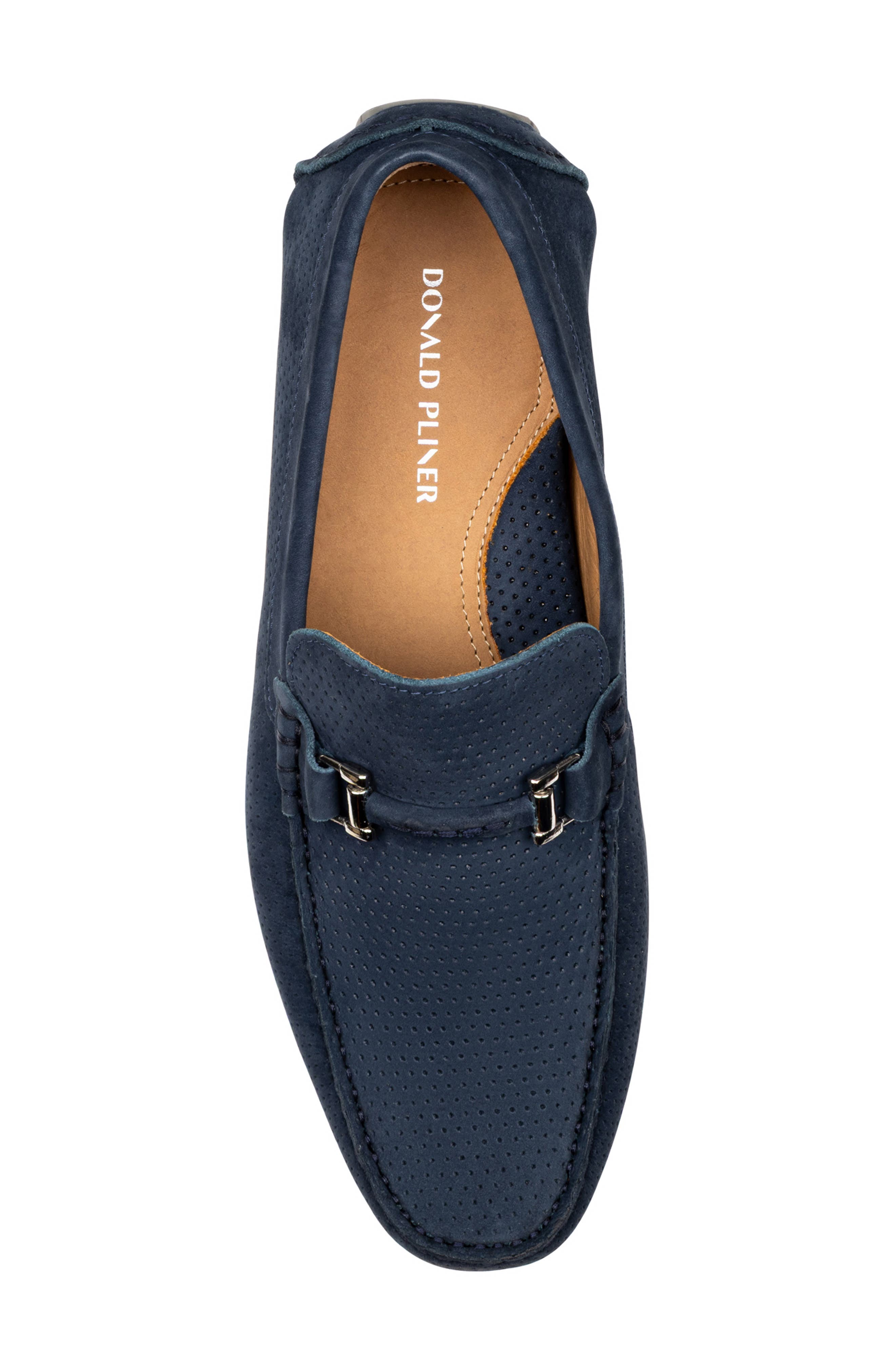 Drexel Moc Toe Loafer, Alternate, color, NAVY