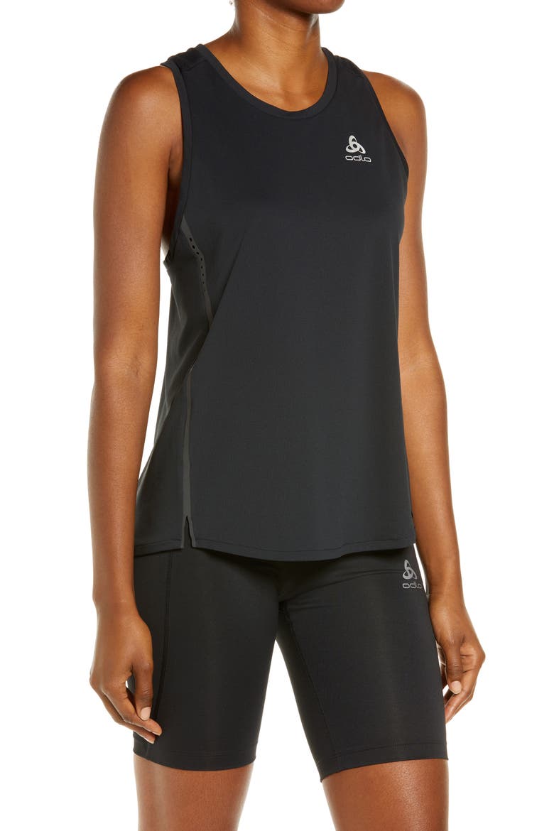 Zeroweight Chill-Tec Running Tank, Alternate, color, BLACK