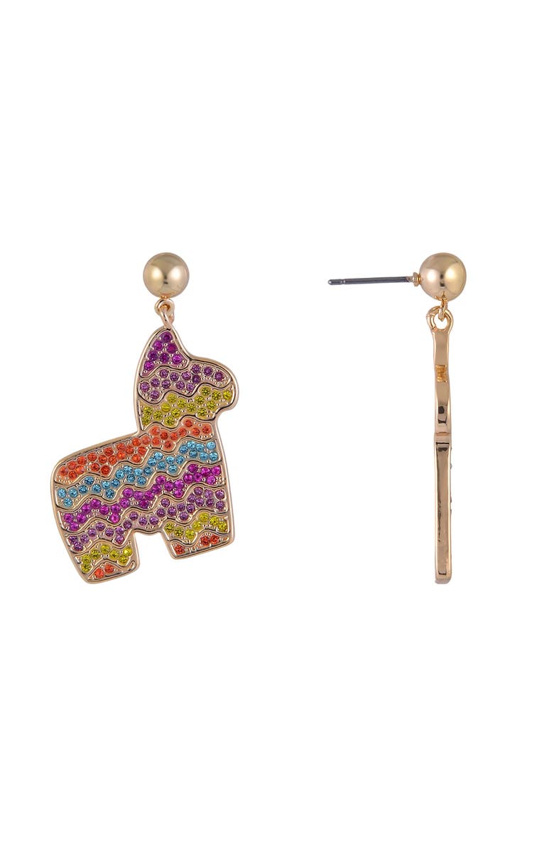 Hallmark Stone Pinata Earrings, Alternate, color, Multicolored