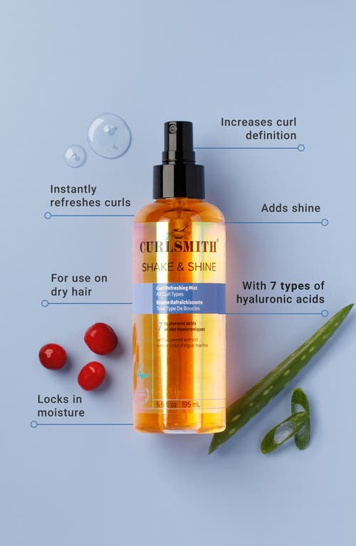 Curlsmith Shake & Shine Curl Refreshing Mist In Transparent