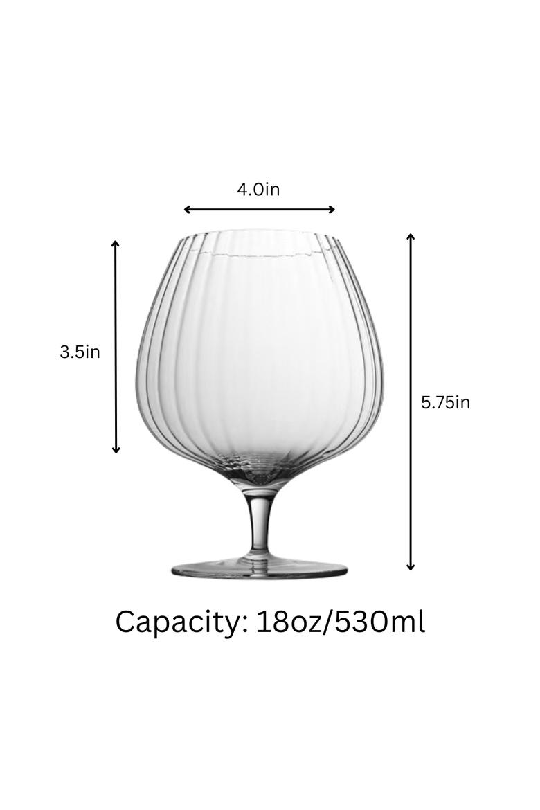 Whiskey Bourbon Brandy Crystal Glasses Snifter 20oz - Set of 24, Alternate, color, Clear