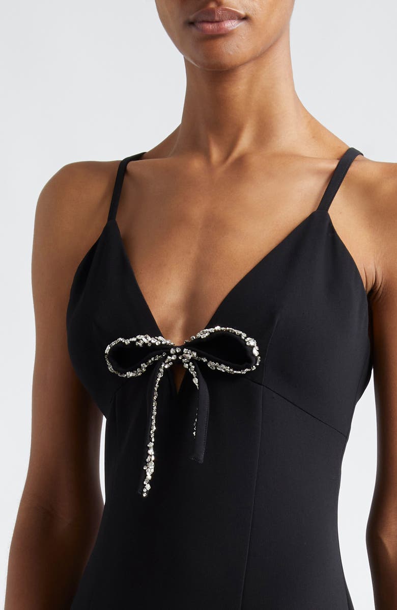 Cinq à Sept Adele Sleeveless Bow Gown, Alternate, color,