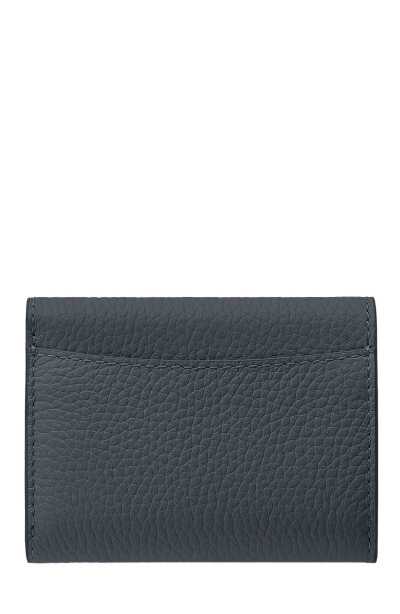 MAISON de SABRÉ Leather Trifold Wallet, Alternate, color, Graphite Sky