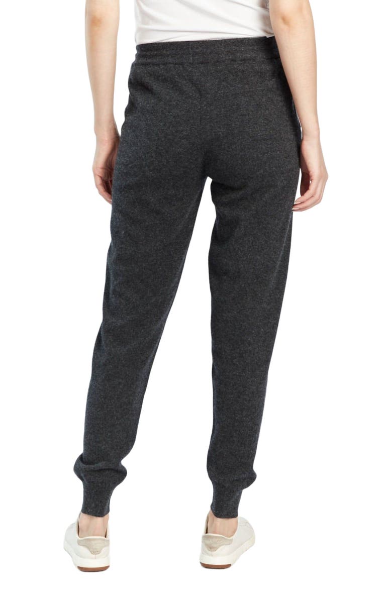 GOBI Mongolian Cashmere Cuffed Cashmere Jogger, Alternate, color, Charcoal