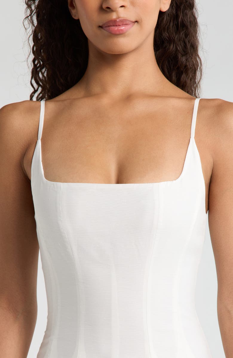 Ever New Emery Panel Midi Sundress, Alternate, color, Porcelain