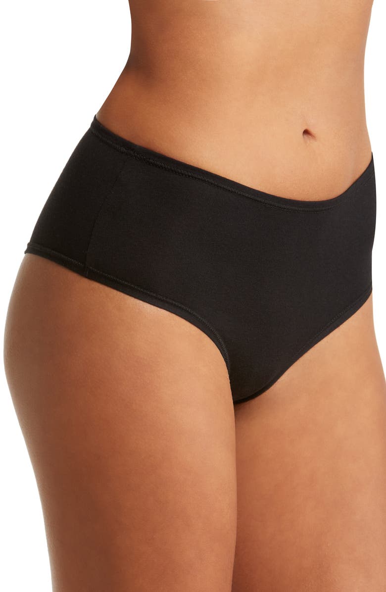 Hanky Panky PlayStretch High Rise Thong, Alternate, color, 