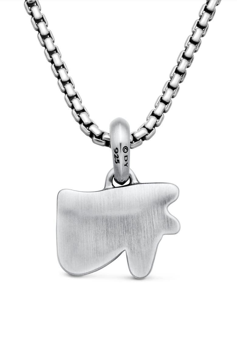 David Yurman Cairo Eye of Horus Amulet with Pavé Black Diamonds, Alternate, color, 