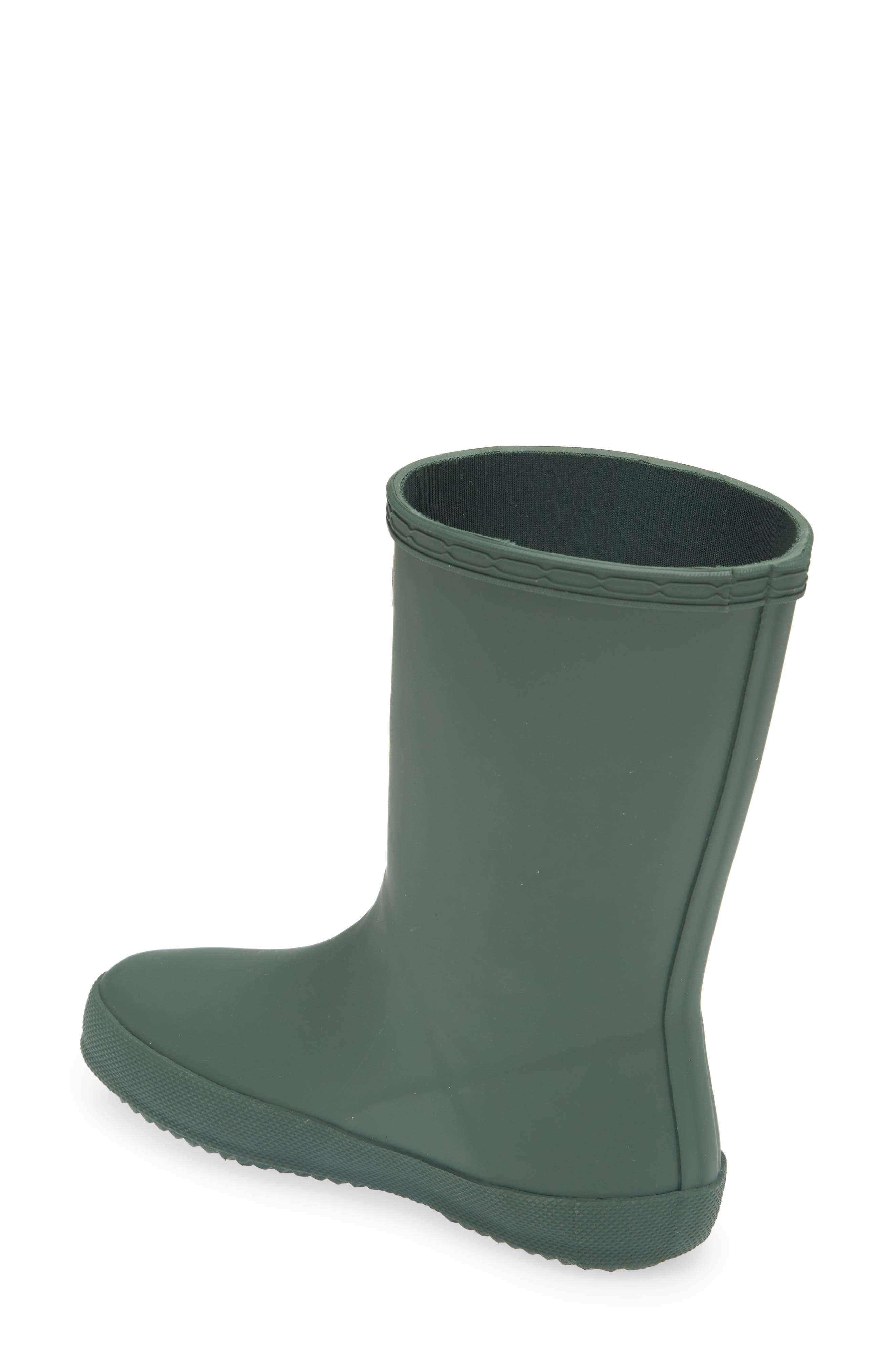 Hunter Kids' First Classic Rain Boot, Alternate, color, Hunter Green/Green