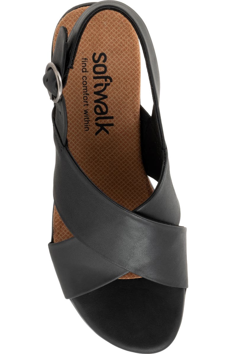SoftWalk<sup>®</sup> Tillman 2.0 Slingback Sandal - Multiple Widths Available, Alternate, color, Black