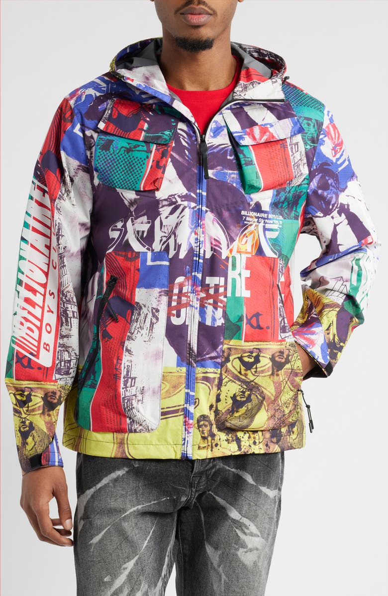 Billionaire Boys Club BB Alpha Hooded Jacket, Alternate, color, White