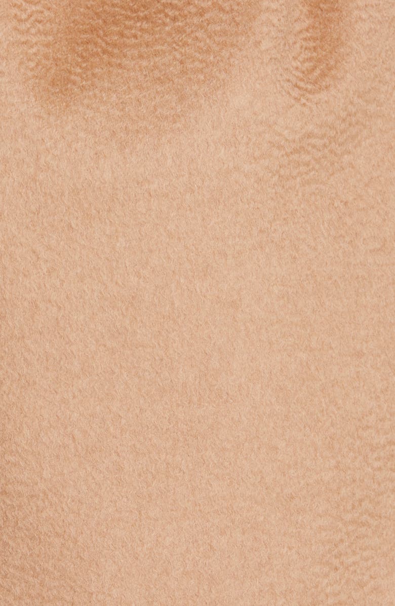 Max Mara Rialto Hooded Camel Hair Wrap Coat, Alternate, color, Camel