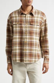 VISVIM Lumber Check Flannel Button-Up Shirt