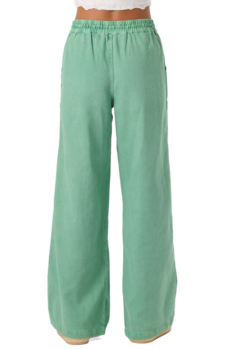 Sevie 2 Drawstring Cotton Twill Pants, Alternate, color, GREEN