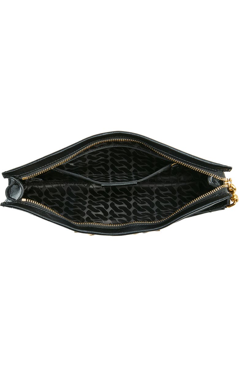 Rebecca Minkoff Curb Link Wristlet Clutch, Alternate, color,