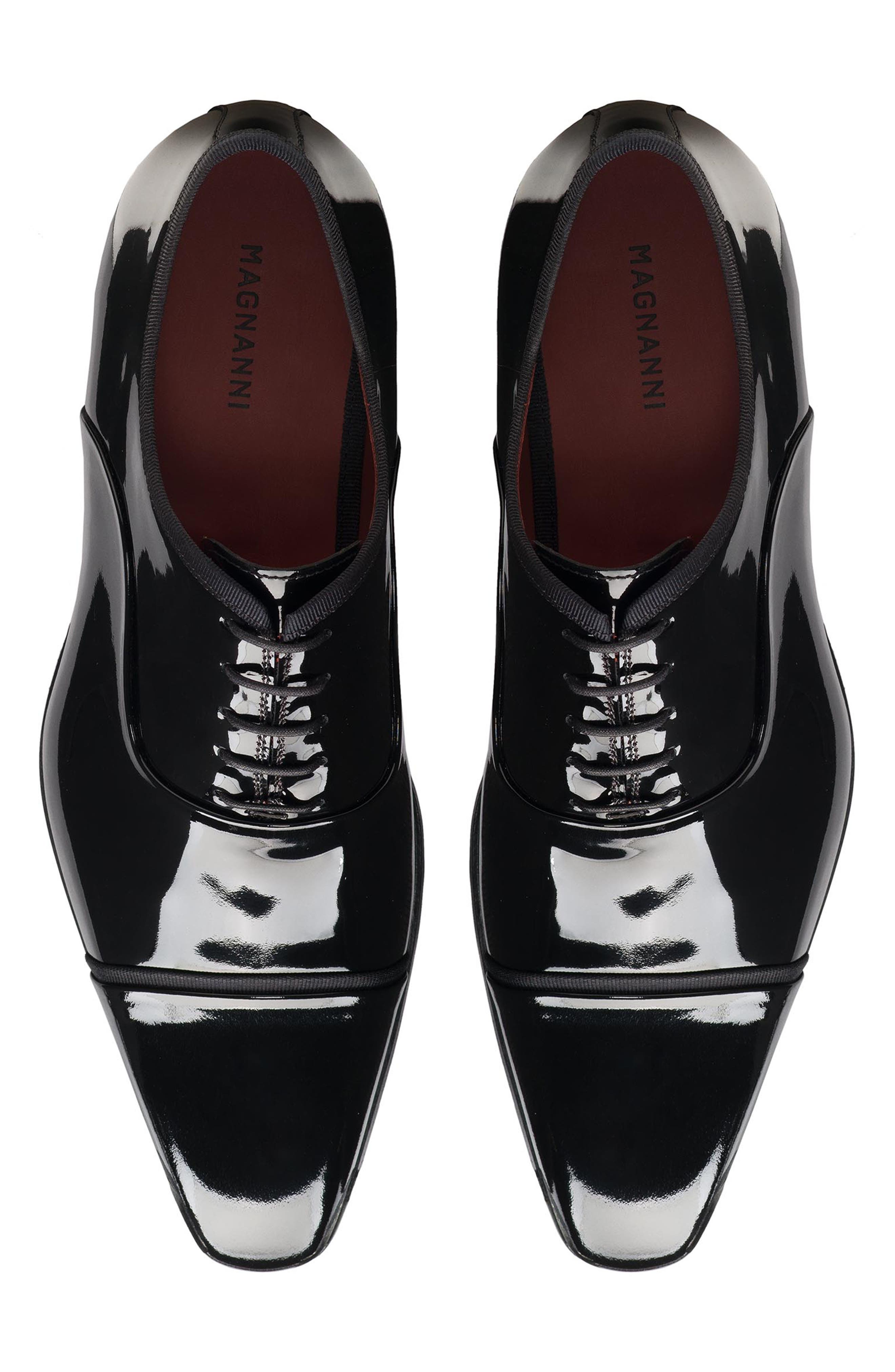 Magnanni Jadiel Cap Toe Oxford, Alternate, color, Black