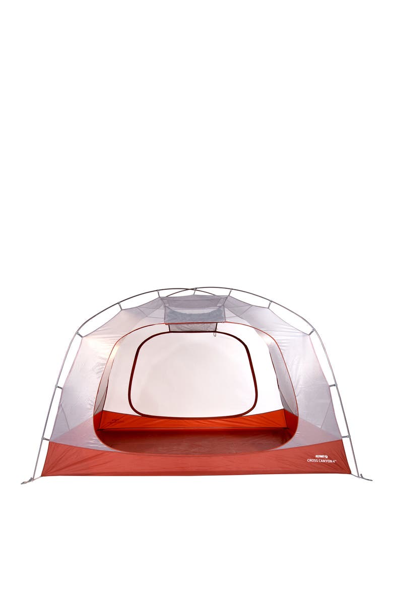Klymit Cross Canyon 4 Tent, Alternate, color, Red/Grey