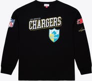 Mitchell & Ness Men's Mitchell & Ness  Black Los Angeles Chargers Big & Tall Training Camp Long Sleeve T-Shirt
