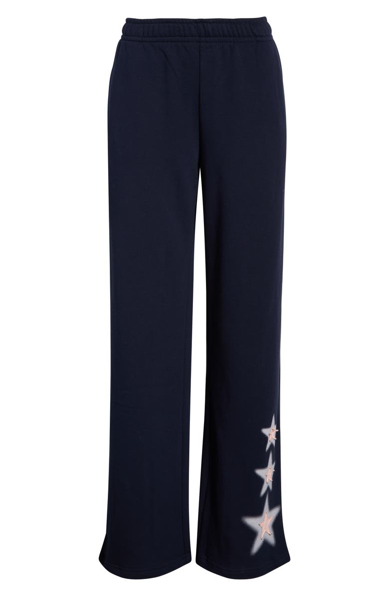 PacSun Star Baggy Sweatpants, Alternate, color, Navy