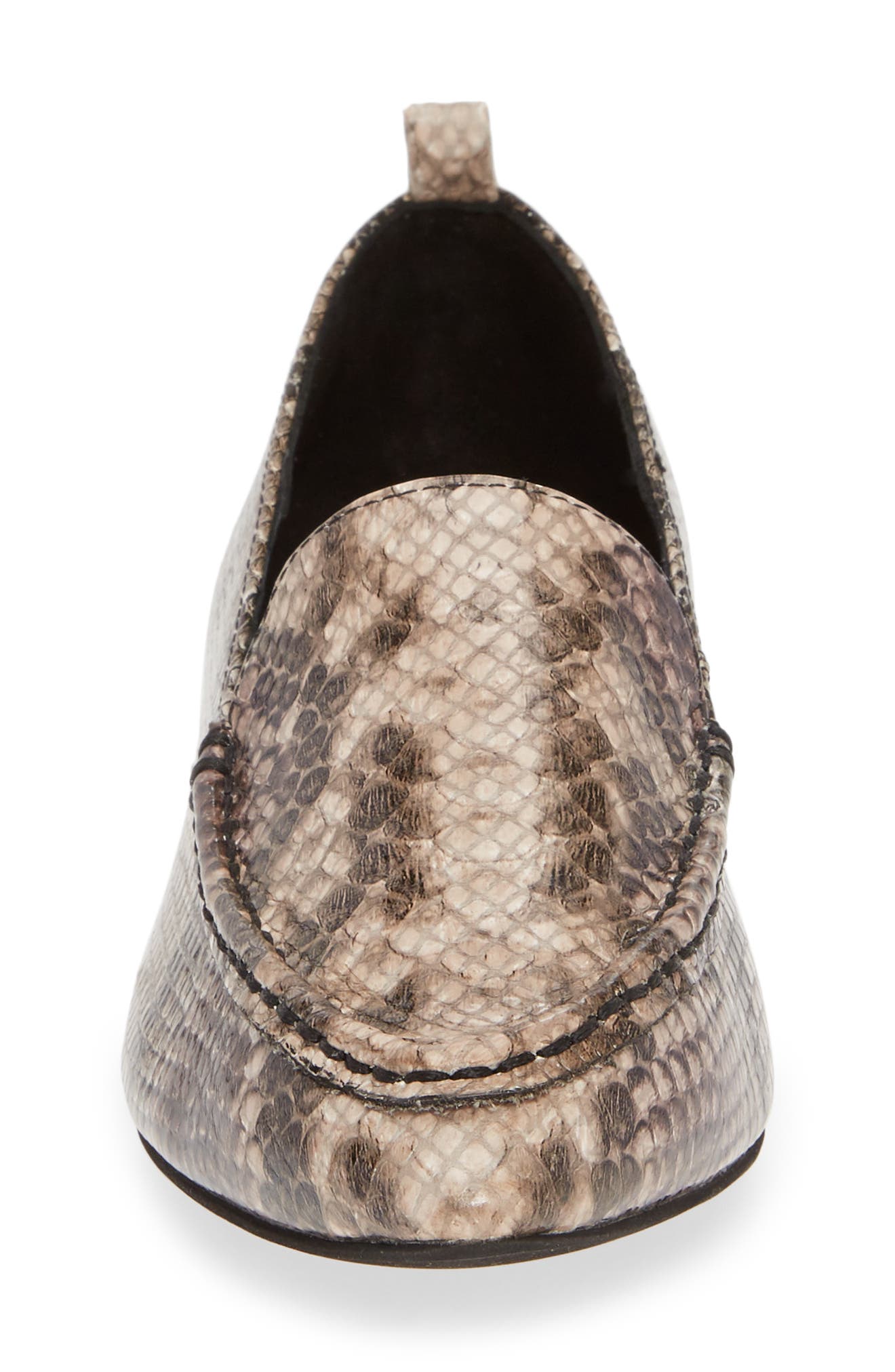 Barnett Studded Loafer, Alternate, color, TAUPE MULTI SNAKE SILVER