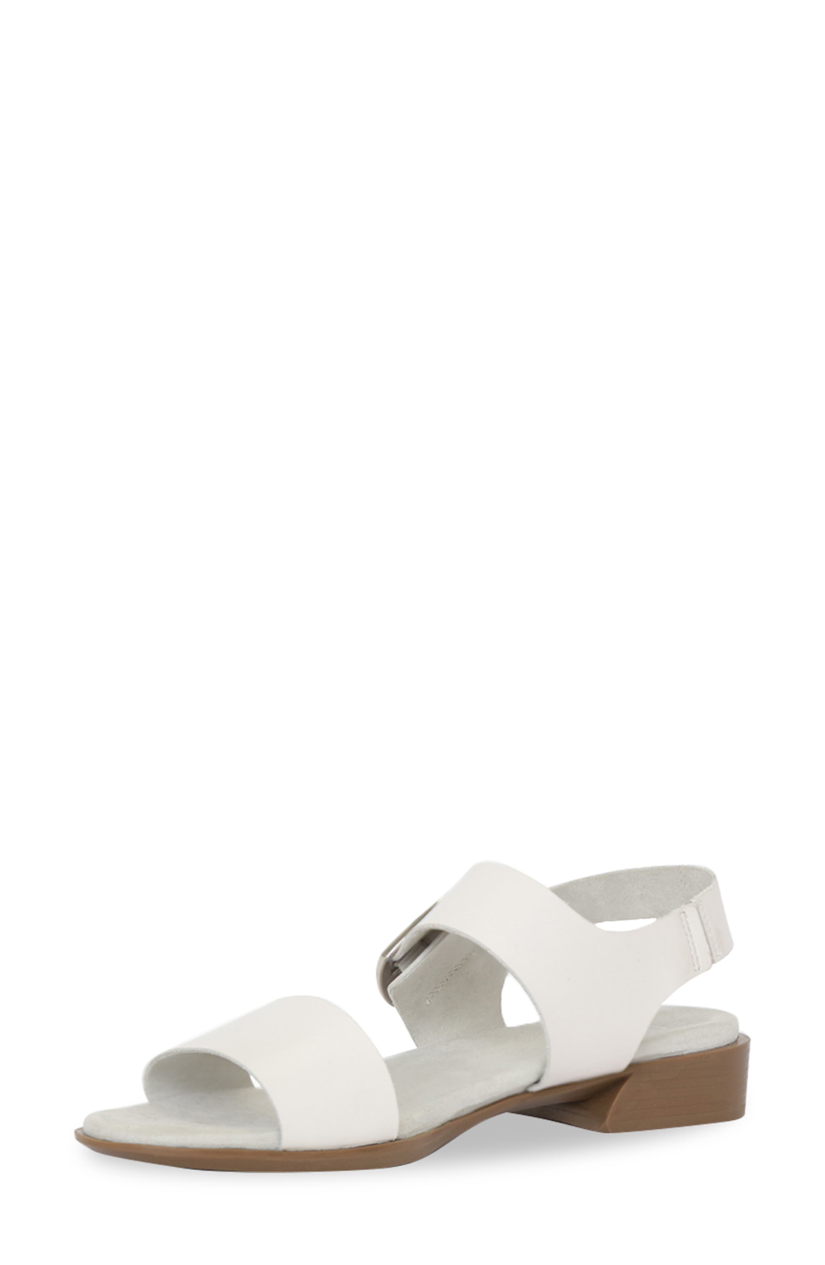 Munro Cleo Sandal - Multiple Widths Available, Alternate, color, White Stingray Leather