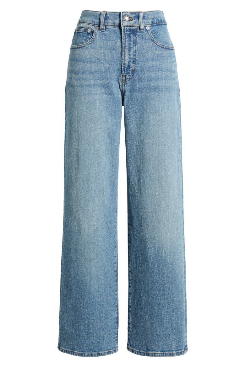 Perfect Wide Leg Jeans, Alternate, color, MAYBANK WASH