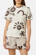 Scotch & Soda Sketch Cotton Graphic T-Shirt