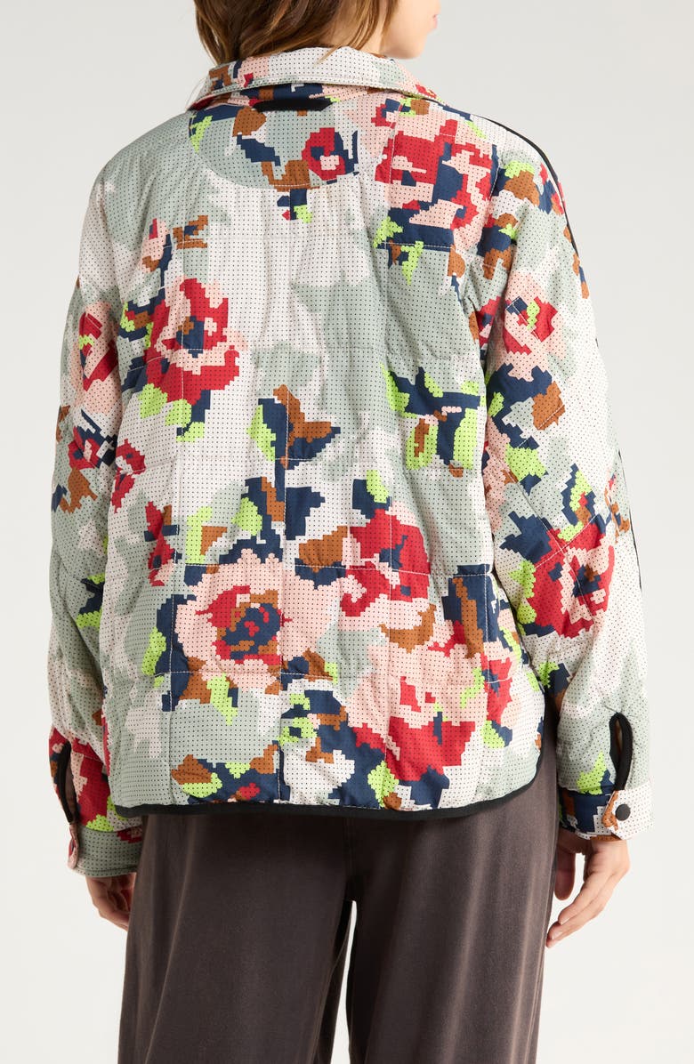 Free People FP Movement Pippa Packable Puffer Jacket, Alternate, color, Cross Stitch Floral