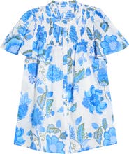SUGARLIPS Samian Floral Romy Mock Neck Top