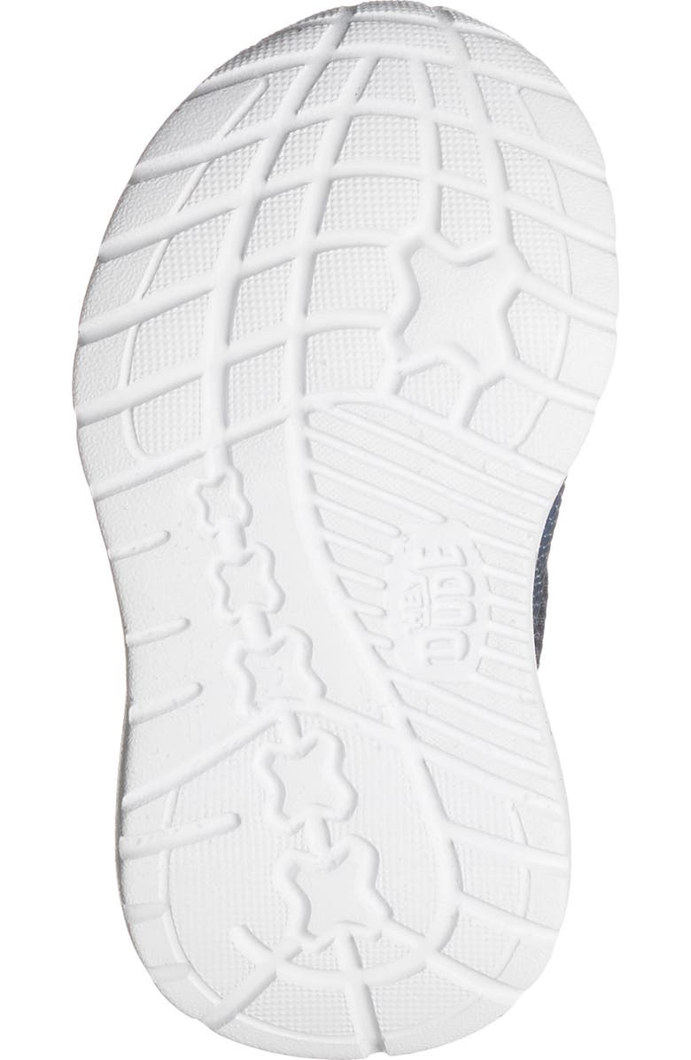 Hey Dude Kids' Sirocoo Play Sneaker, Alternate, color, Varsity Dark Grey/ Blue