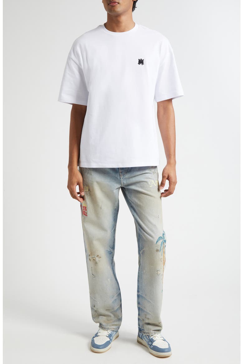 MA Skater Embroidered T-Shirt, Alternate, color, WHITE