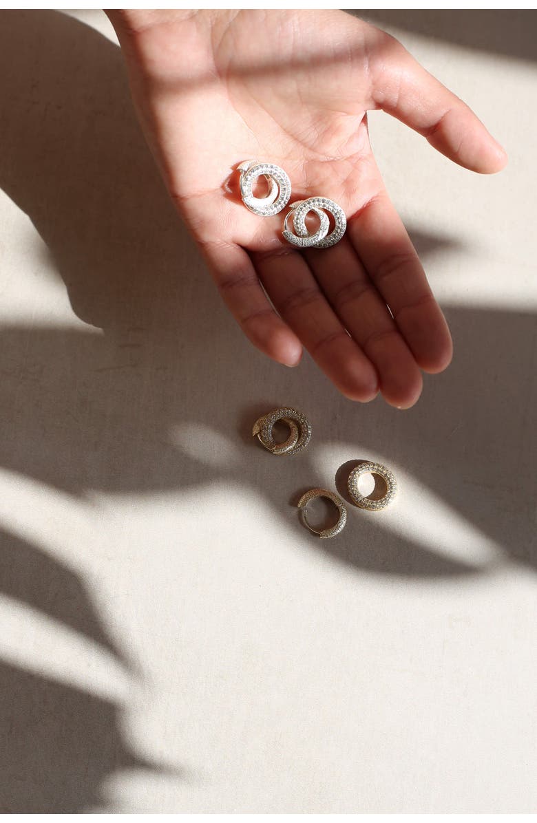 TUTTI Charm Earrings, Alternate, color, Silver